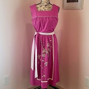 Vintage 1970s Alfred Shaheen signed dress